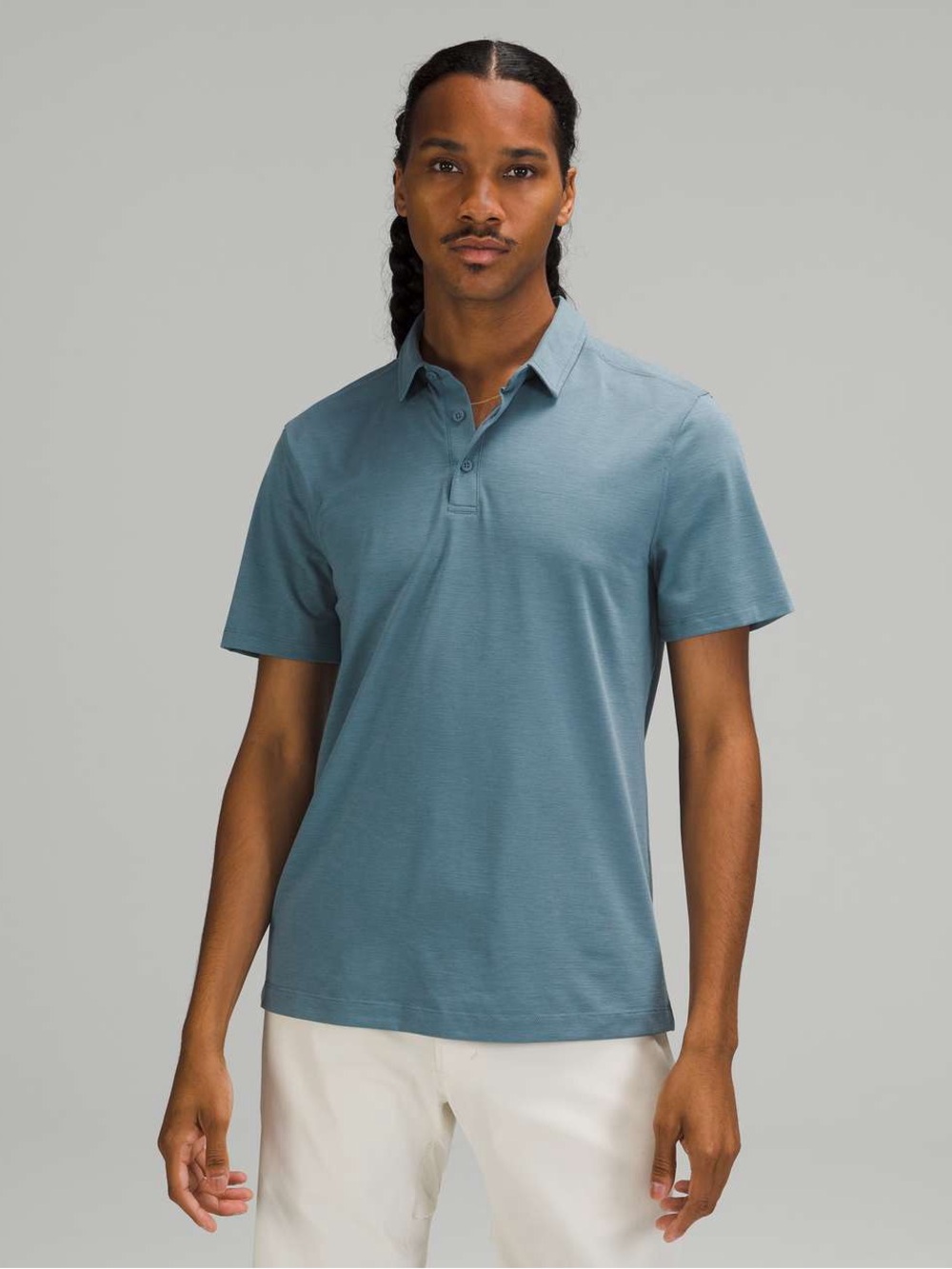 Lululemon Evolution Short Sleeve Polo
River Blue